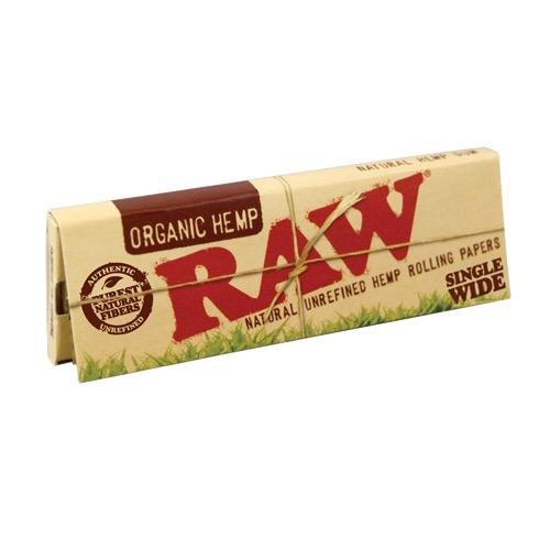 Papel Raw Organic Single Wide 70mm