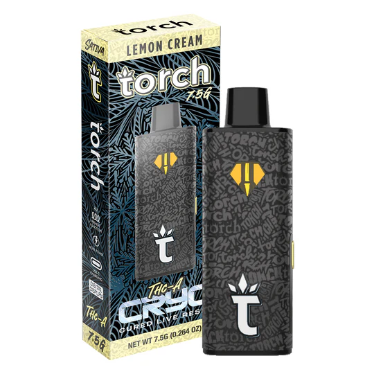 Torch Cryo Live Resin THC-A Lemon Cream Sativa 7,5 Gr Desechable 1