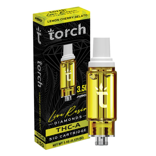 Torch Cart Lemon Cherry Gelato Hibrido 3,5 g 1 Torch LRD 3.5G Cart Single LemonCherryGelato Print