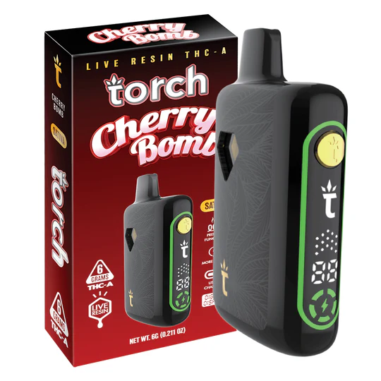 Torch Live Resin THC-A Cherry Bomb Vape THC | Sativa 6 Gr