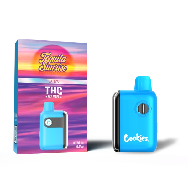 Cookies Tequila Sunrise Vape THC Sativa 5G con 5000 puffs sabor tropical