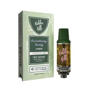 Cartucho wax Hidden Hills Zazzberry Candy Hybrid 2g vaporizador thc Ecuador