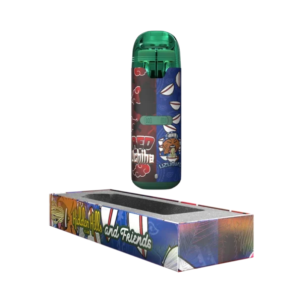 Vape de THC marca hidden Hills doble sabor Red Uchiha x Uzumaki