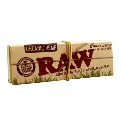 Papel Raw 1 ¼ Connoisseur Organic Hemp