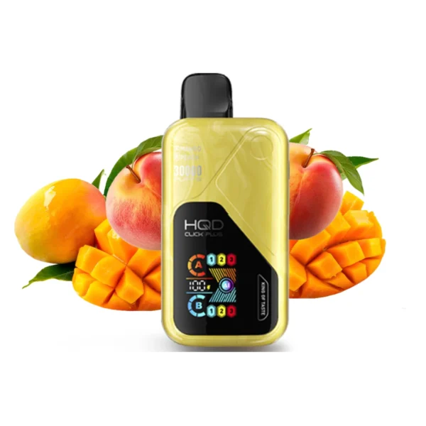 vapo hqd click plus 30000 mango peach
