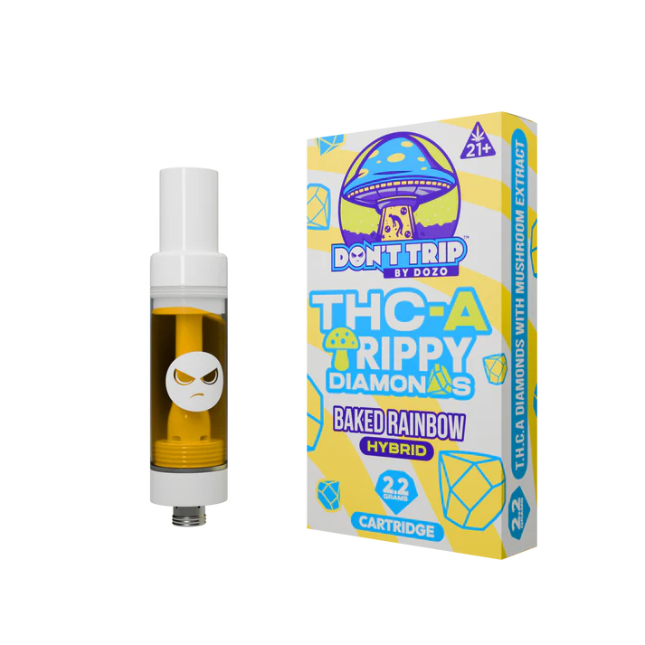 Cartucho Dozo Trippy Diamonds 2.2g cepa Baked Rainbow en Ecuador