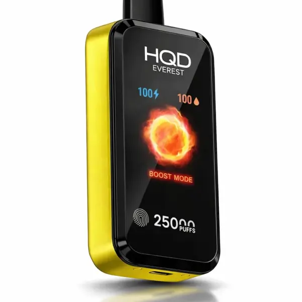 Vape desechable HQD Everest original con envío rápido 24 horas en Quito y Guayaquil.