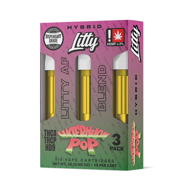 litty af blend watermelon pop cart thc ecuador