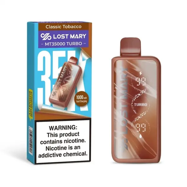 Lost Mary MT35K Turbo sabor Classic Tobacco para fumadores Ecuador