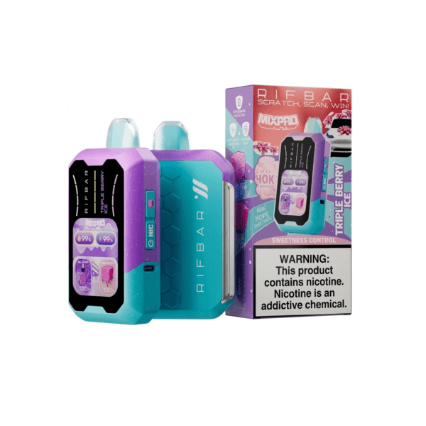 Rifbar Mixpro 40k Triple Berry Ice sabor frutal