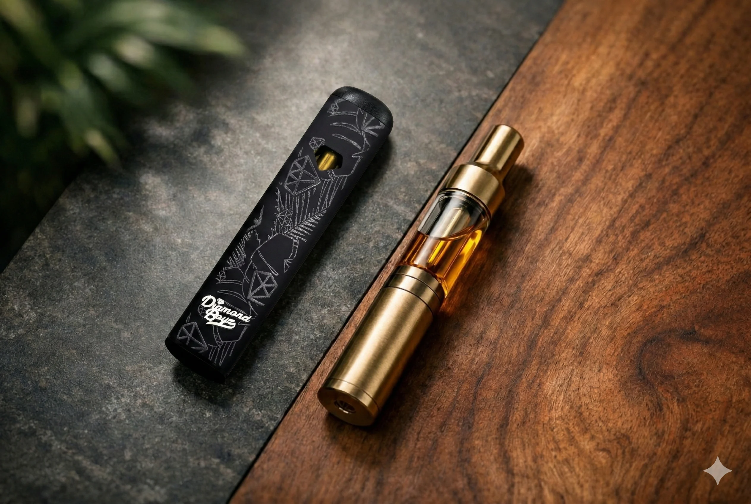 Catálogo de vapes de THC originales mostrando empaques sellados y códigos QR de verificación.