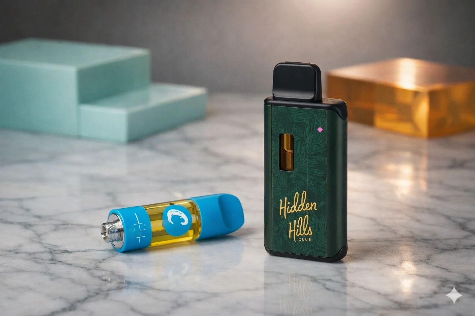 Cartucho de wax con rosca 510 conectado a una batería para pluma de cera.