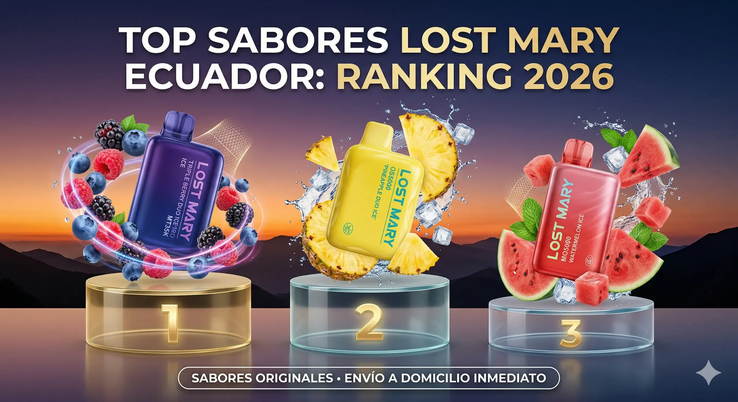 ¿No sabes qué vape elegir? Conoce los 10 mejores sabores de Lost Mary en Ecuador. Analizamos los más ricos y te enseñamos a evitar clones.