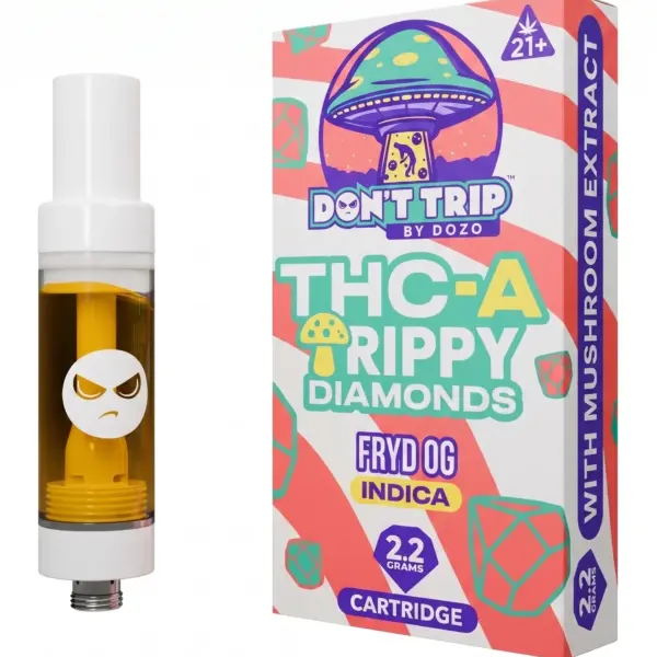 Cartucho THC-A Indica Fryd OG 2.2G Dozo con concentrado premium – Quito Ecuador