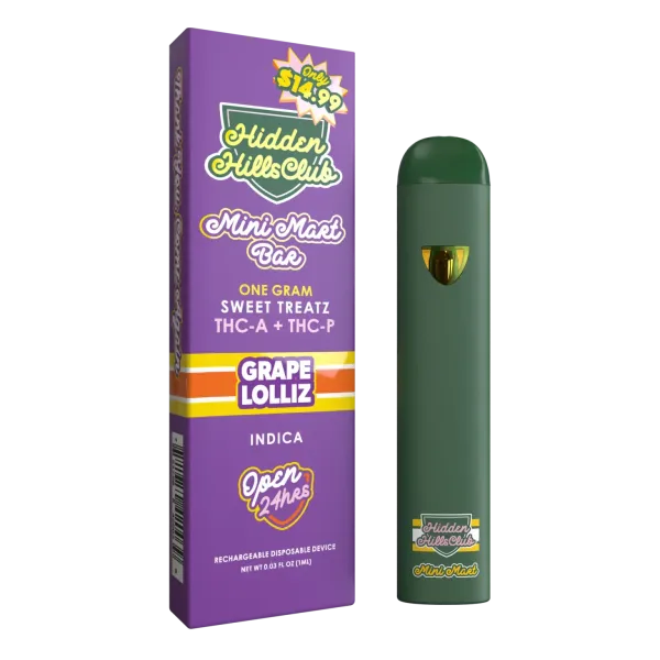 wax vape hidden hills 1g grape lolliz empaque original seeds ecuador