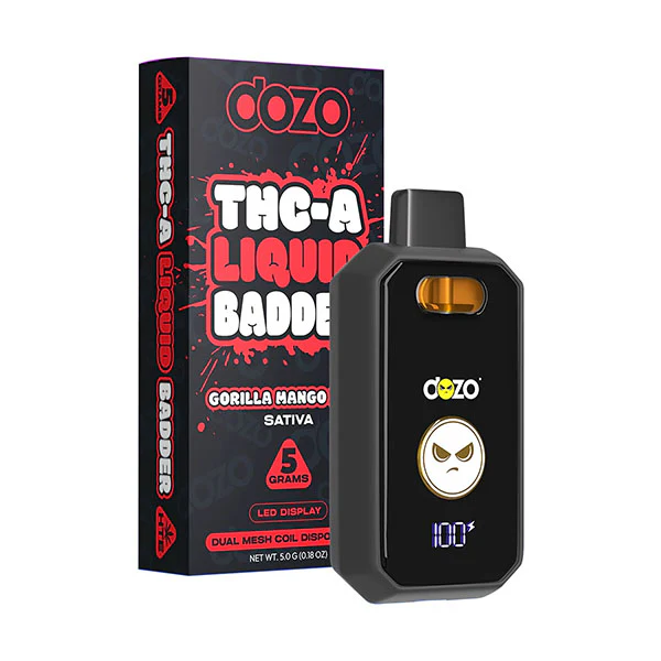 Dozo Liquid Badder Gorilla Mango Haze Sativa 5g con THC-A