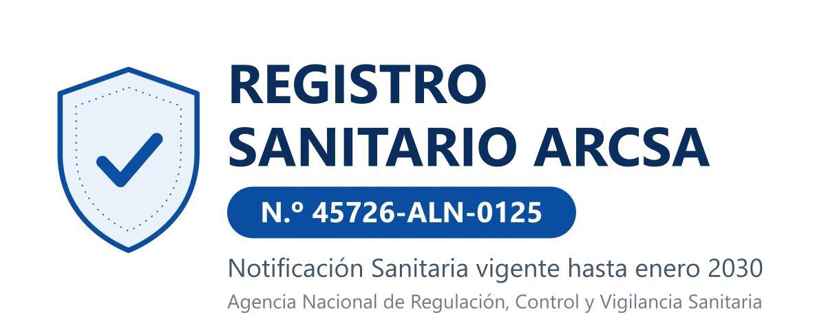 Flor de CBD con registro sanitario ARCSA N.º 45726-ALN-0125 en Ecuador
