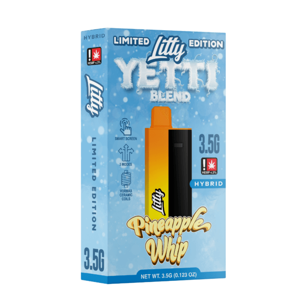 vape desechable hibrido litty yetti pineapple whip 3.5g