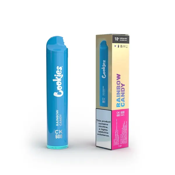 Cookies Puff 600 sabor Rainbow Candy - vape desechable 600 puffs Ecuador