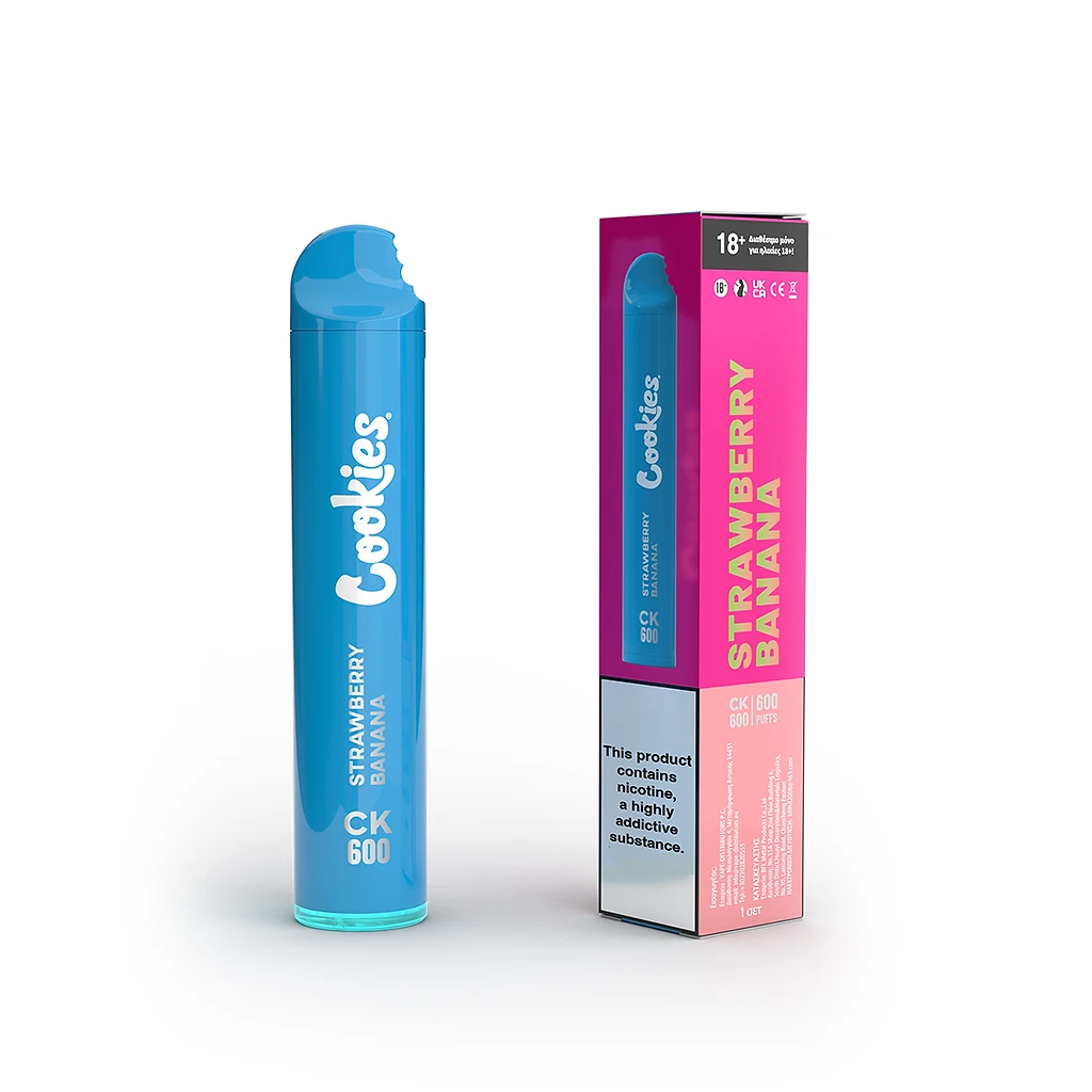 Cookies Puff 600 Vape Desechable 600 Puffs 7 Cookies Puff 600 sabor Strawberry Banana - vape desechable 600 puffs Ecuador