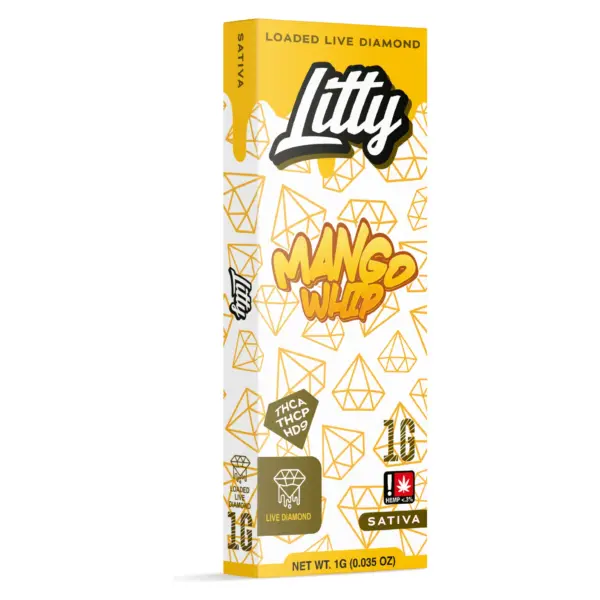 Vape desechable Litty Mango Whip 1G sativa Loaded Live Diamond - Ecuador